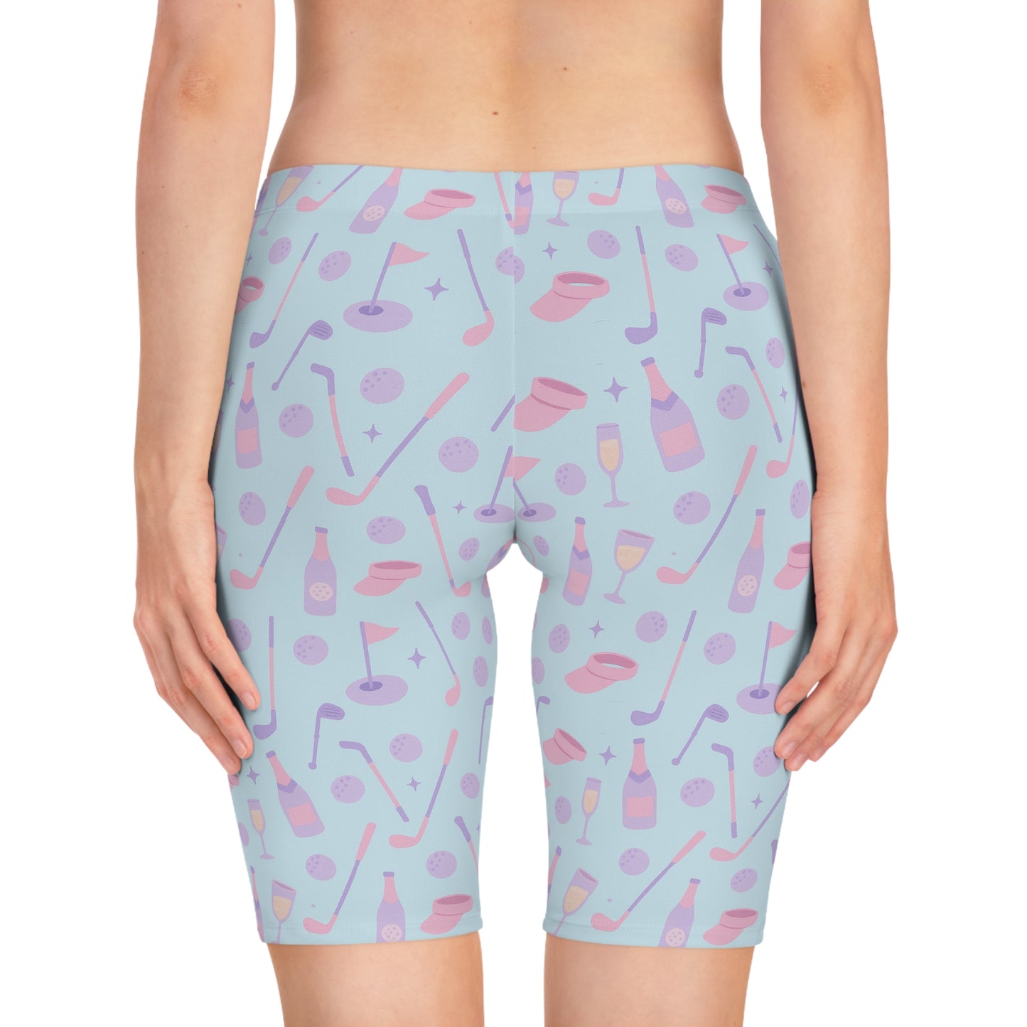 Champagne Golf Bike Shorts