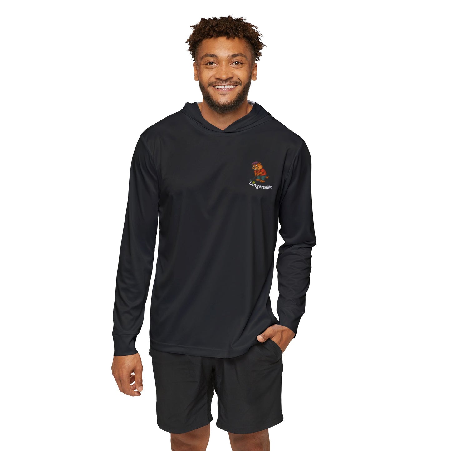 Golf Warmup Hoodie with Dinger Don