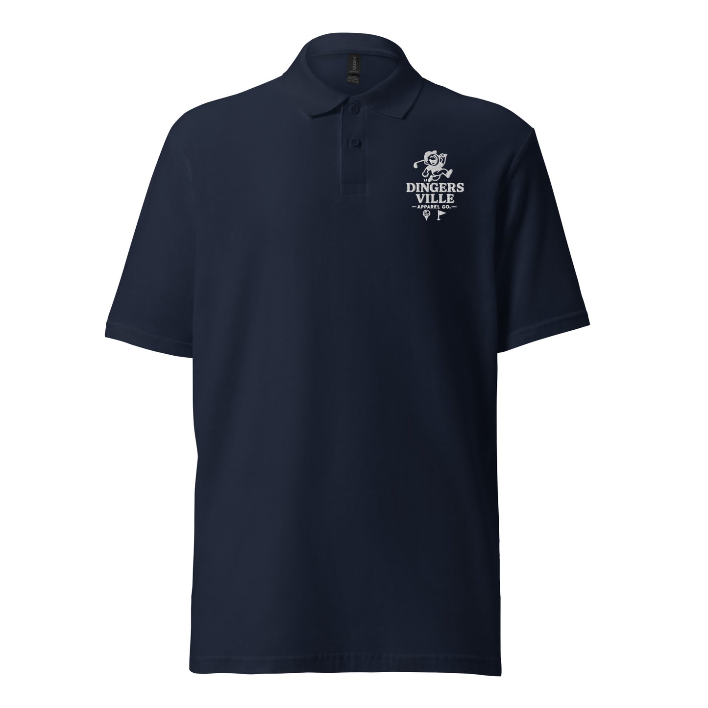 Dinger pique polo shirt